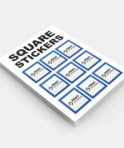 190gsm Square Stickers - Print My Design