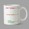 Personalised Mugs - Don't speak, you may speak, actual conversation now possible