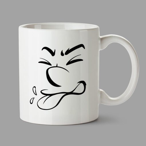 Personalised Mugs - Tongue, joker