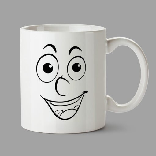 Personalised Mugs - Happy face