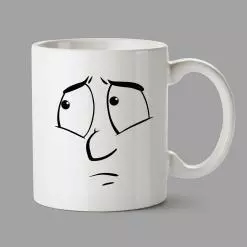 Personalised Mugs - Innocent face, missing face