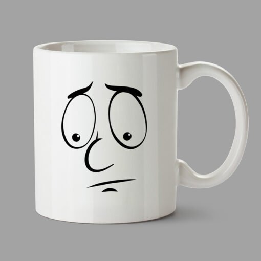 Personalised Mugs - Sad face