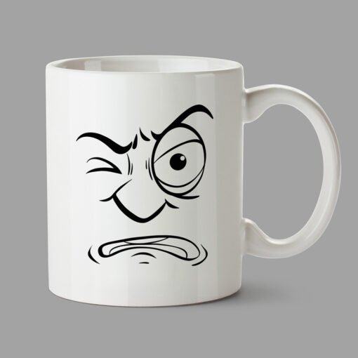 Personalised Mugs - Malicious face