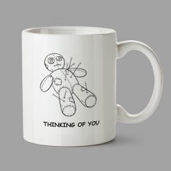 Personalised Mugs - Voodoo doll. Thinking of you.