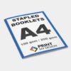 A4 Stapled Booklets - Long Edge: 150gsm / Cover: 250gsm