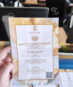 King Charles IIIs Coronation A5 Flyers on Print My Design - Professional Print Services Manchester