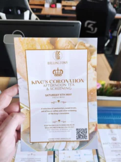 King Charles IIIs Coronation A5 Flyers on Print My Design - Professional Print Services Manchester