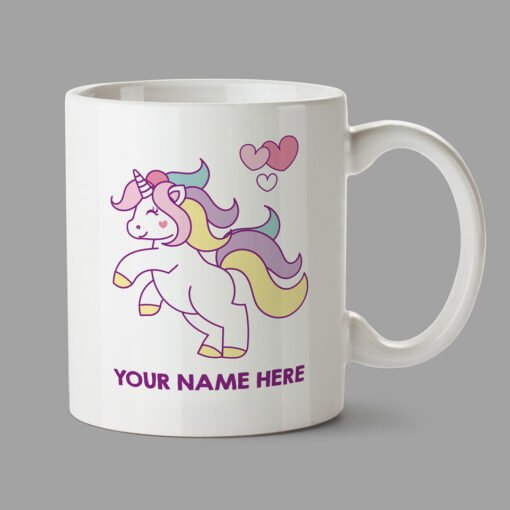 Personalised Mug - Unicorn mug with your name