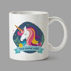 Personalised Mug - Unicorn mug with your name