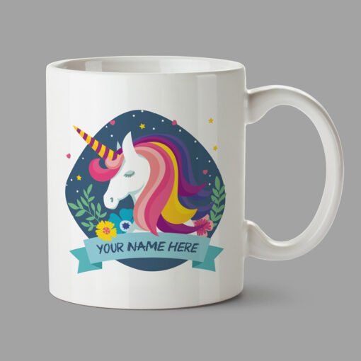 Personalised Mug - Unicorn mug with your name